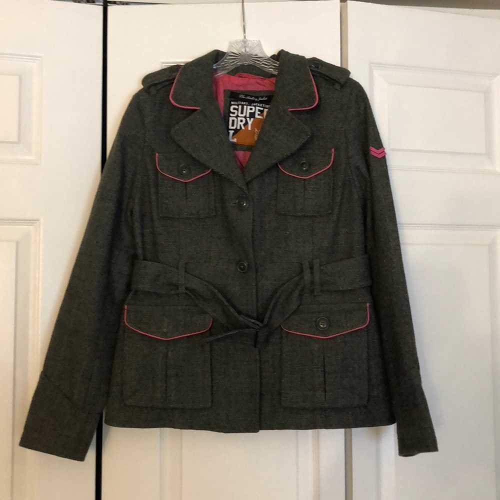 Green Military style jacket